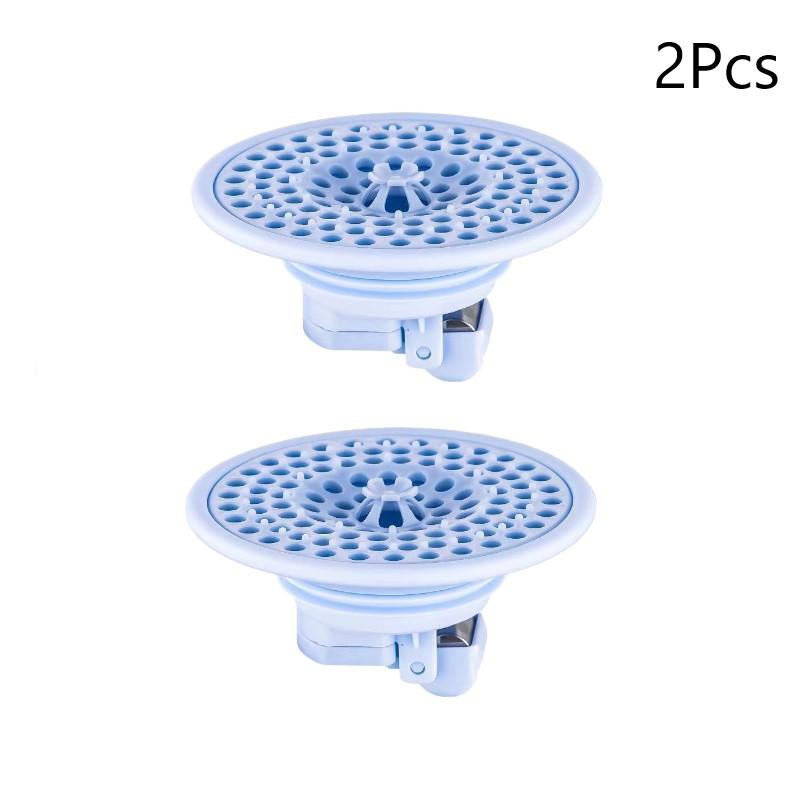 

2Pcs Universal Bathroom Floor Drain Cover Bathroom Drain Hair Catcher Sewer Anti-Odor Anti-Insect Floor Drain Accessories