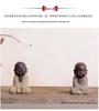 Cute Zen Monk Zisha Clay Tea Pet - Handmade Tea Ceremony Ornament