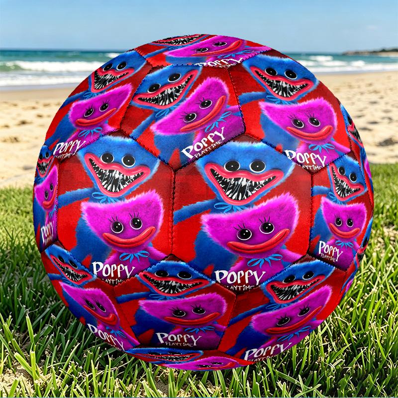 Huggy Wuggy Print Size 5 Soccer Ball, PU Wear Resistant Football for Match Training and Daily Practice, Birthday Gift for Soccer Fans
