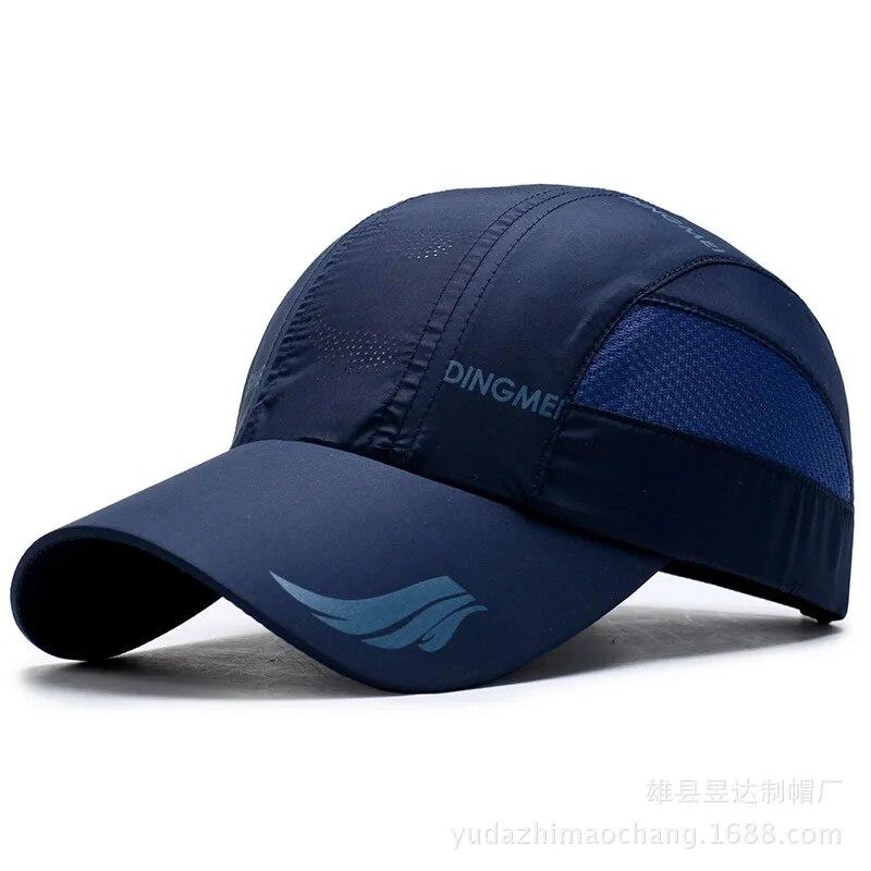 New Mesh Men's Hats Quick Dry Spring Summer Outdoor Sports Sun Protective Hats Casual Sports Baseball Caps Sun Hats