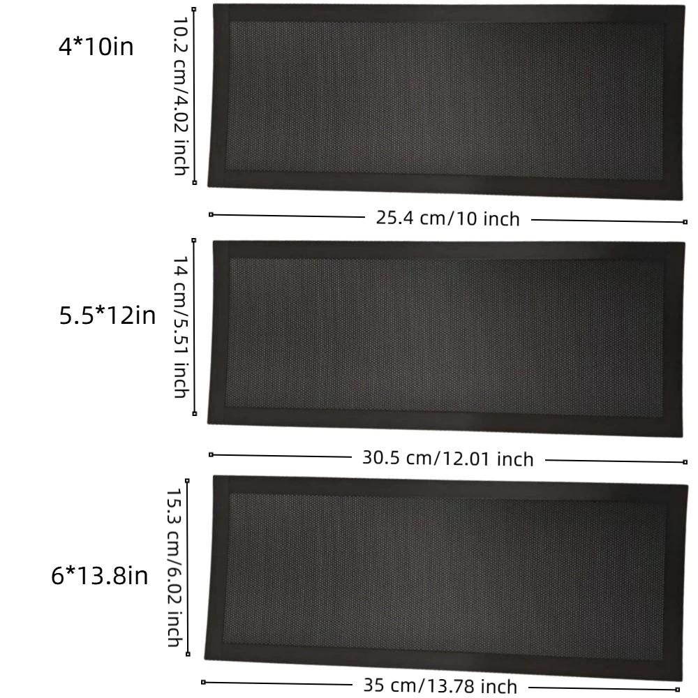 2Pcs Rectangle Shape Magnetic Air Vent Screen Cover Mesh Filter Air Vent Filter Ceiling Vent