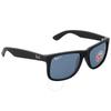 Ray Ban JuStin ClaSSic Polarized Blue ClaSSic Rectangular Men S SunglaSSeS Rb4165 622 2v 54