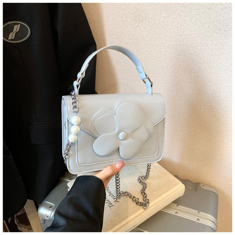 Nowa damska torebka Sen urocza mała świeża literacka kwiatowa mała kwadratowa torebka słodka i urocza crossbody pod pachę torebka trend