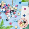 Star Sequin Glass Ball Pendant for Nail Art, Necklaces, Hair Accessories & Keychains