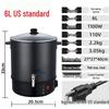 European Standard Stainless Steel Wax Melter - Large Capacity Beauty Salon Wax Melting Machine