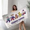 Cartoon O-osamu Good Microfiber Blanket Quick Drying Beach Towels Oversized Printing Super Absorbent Pool Towel Blanket