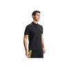 New FILA Athletics Polo Shirt Men's Pitch Black BK A11M523103F-BK
