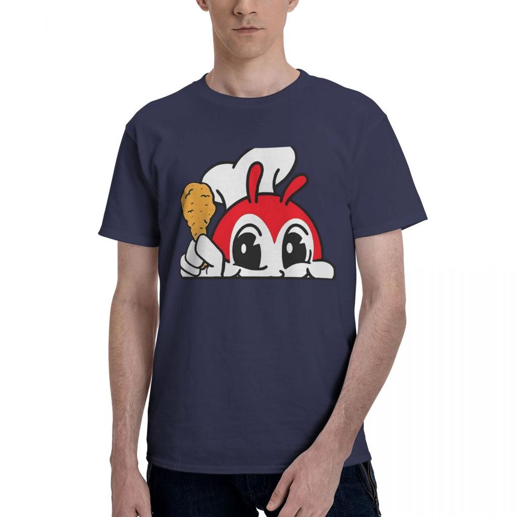 JOLLIBEE PEEKING CUTE CHICKEN JOY FILIPINO STICKER 100 Cotton Casual Breathable Confortable TShirt Designer Clothes Men Men