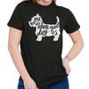 Home Is Where Your Dog Is Cute Pet Dogs Gift Womens Graphic Crewneck T Shirt Tee