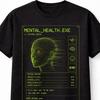 Unisextal Health EXE Cyber Y2K Futuristic System Check Glitch Unisex TShirt