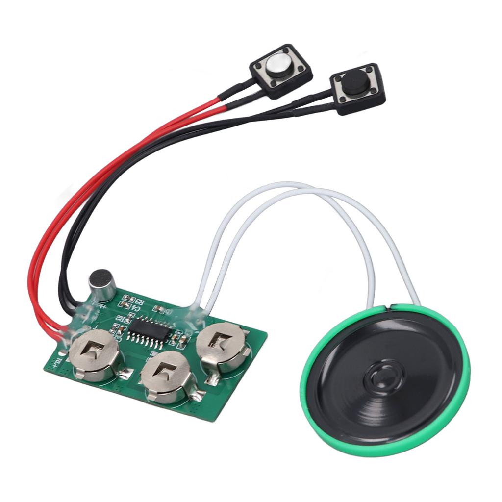 Voice Recording Module, 4 Minutes   Voice Recording Greeting Card Sound Recording Module, with 10cm Cable,   Play, for