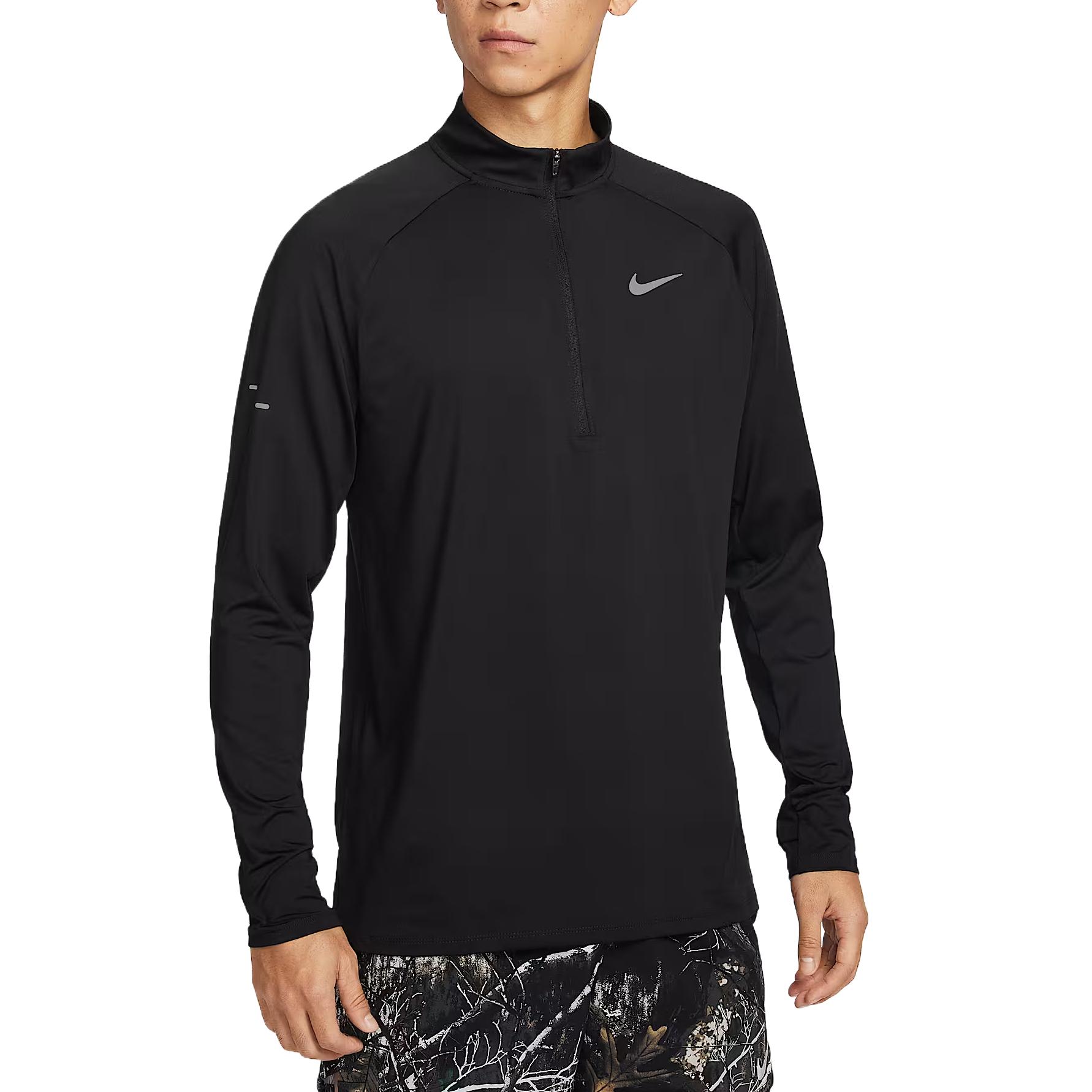 Nike Dri-FIT Men s 1/4-Zip Running Top Black IO8316-010 M