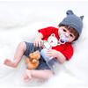 3Pcs Reborn Baby Dolls Boy Clothes 11 Inch Bear Outfit Accessories Sets Fit 11" Newborn Dolls Clothes Decorations