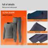 Men's Seamless Double-Sided Fleece Thermal Underwear Set