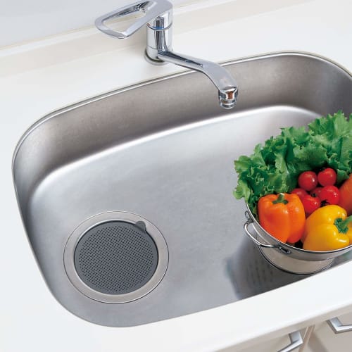 Belca Drain Trash Disposal, Easy To Place, No Accumulation, Fits 14.5cm Diameter Drains, 14.4cm Diameter X 1.4cm Height, Gray, Standard Size, SP-224