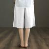 Women's Fashionable Casual Loose Fit Literary Vintage Cotton Linen Shorts With Pockets
