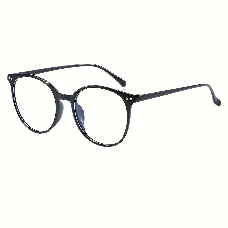 3pcs Vintage Round Frame Glasses Anti-Blue Light Technology Decorative Eyewear for Eye Protection and Comfort