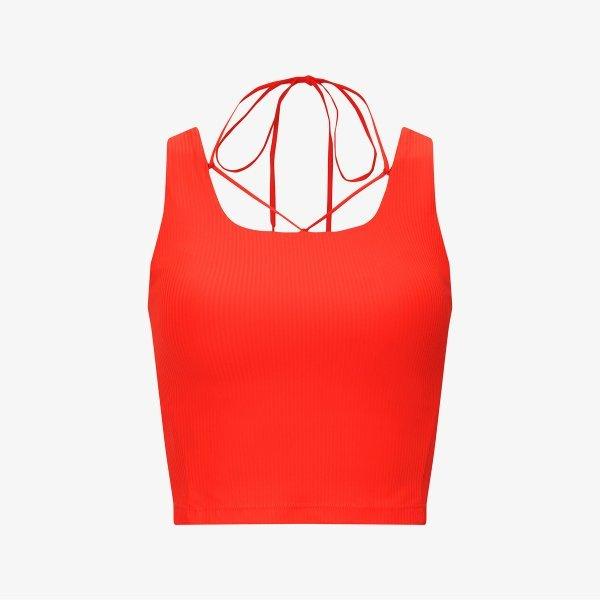Fila Detachable Strap Rib Bra Top