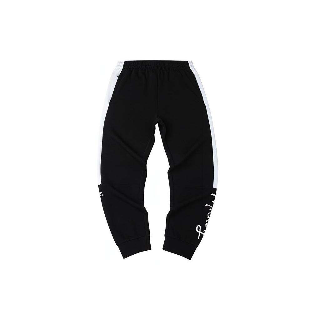 Li Ning X Disney Collaboration Casual Sports Knit Jogger Pants Men Bottoms Standard-Black AKLQ595-1