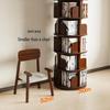 Solid Wood Rotating Bookshelf and Toy Storage for Kids