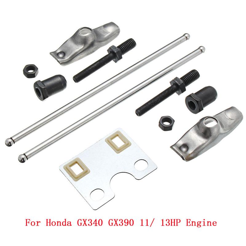

Valve Push Rod & Rocker Arms & Guide Plate For Honda GX340 GX390 11/ 13HP Engine