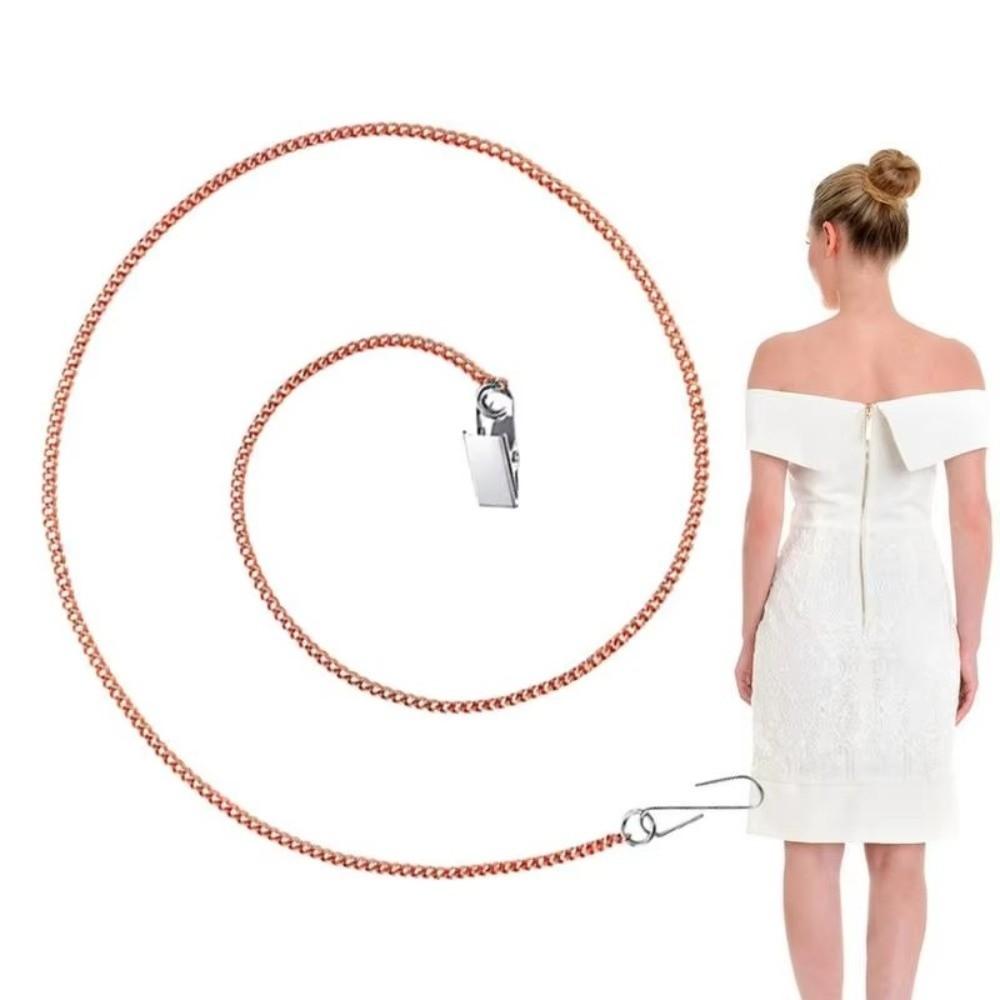 Replacement Zipper Dress Zipper Pull Helper With Hook DIY Craft Zipper Assistant Fine Button Chain Zipper Chain