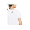 Nike Sportswear Letter Print Crew Neck Pullover Sports Short Sleeve Regular T-Shirt Women Tops White IM5974-100