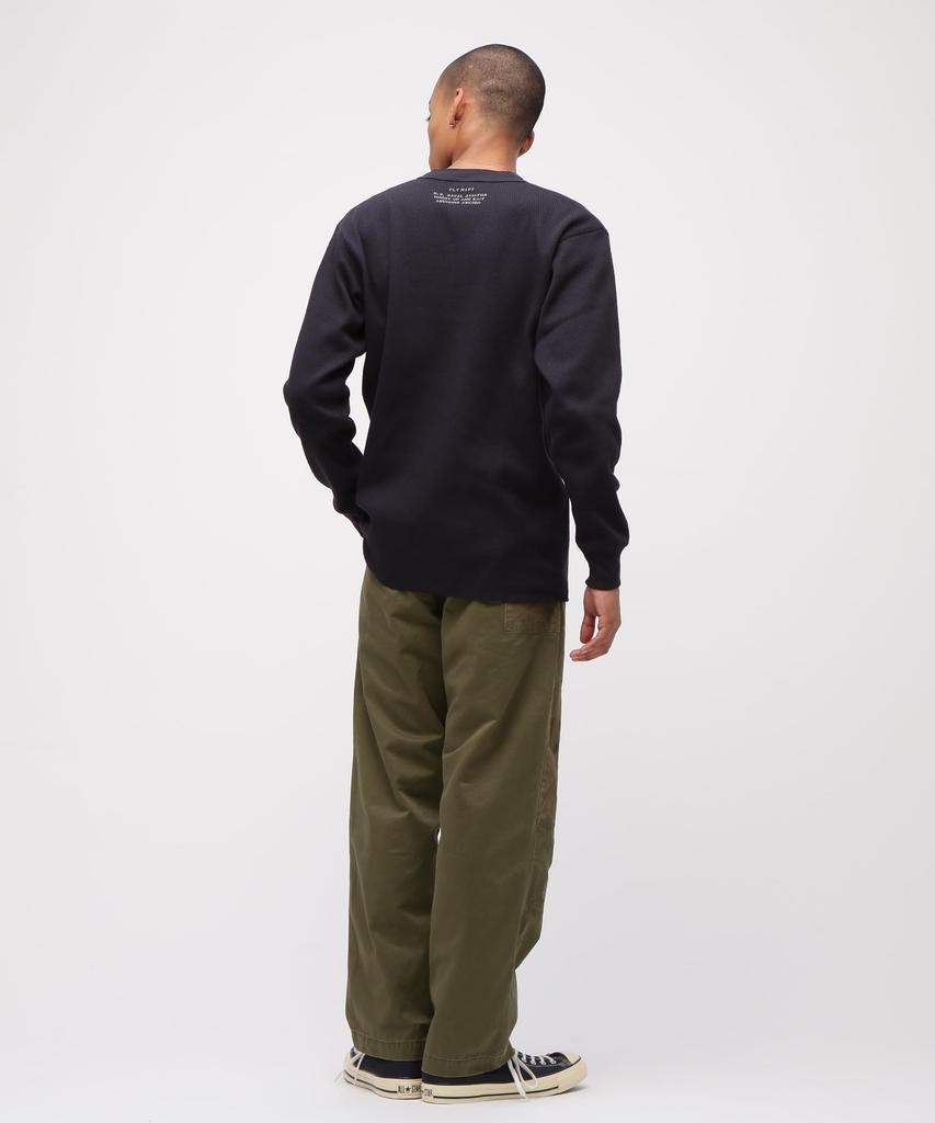 AVIREX RESTORE COLLECTION ARMY CHINO PANTS "REPAIR CUSTOM" XL 310 Olive 783-5210028