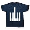 Funny Born To Be Piano Teacher Music Band Keyboard Player Graphic T-shirts Men Fashion Casual Tshirt Cotton Loose T Shirt