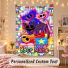 Custom Personalized Tapestry,Poppy Playtime Print Custom Name Text Wall Art Hanging for Bedroom