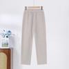 Hodo Women's Mid-Aged Mom Autumn/Winter High-Waisted Straight-Leg Pants