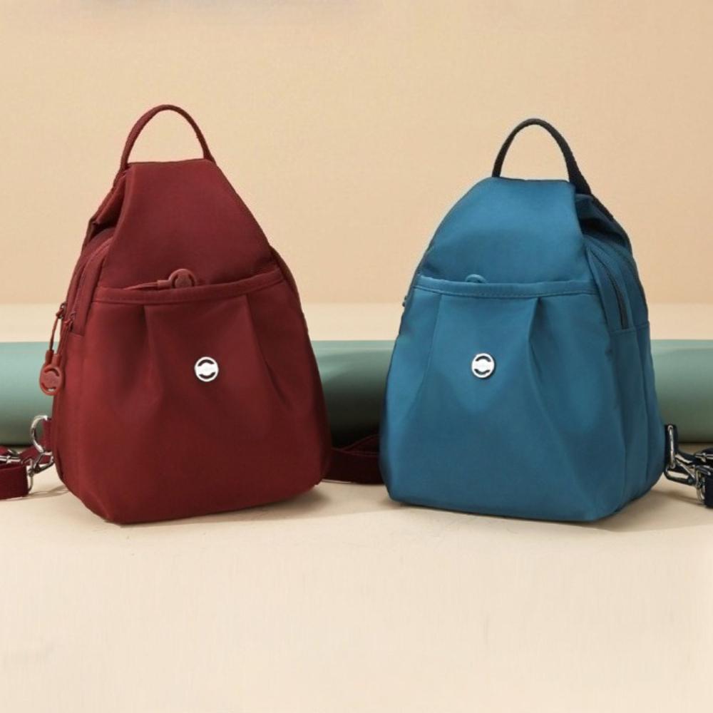 New Mini Backpack Minimalist Versatile Anti-theft Women's Chest Bag Fashion Oxford Cloth Casual Portable Small Bag