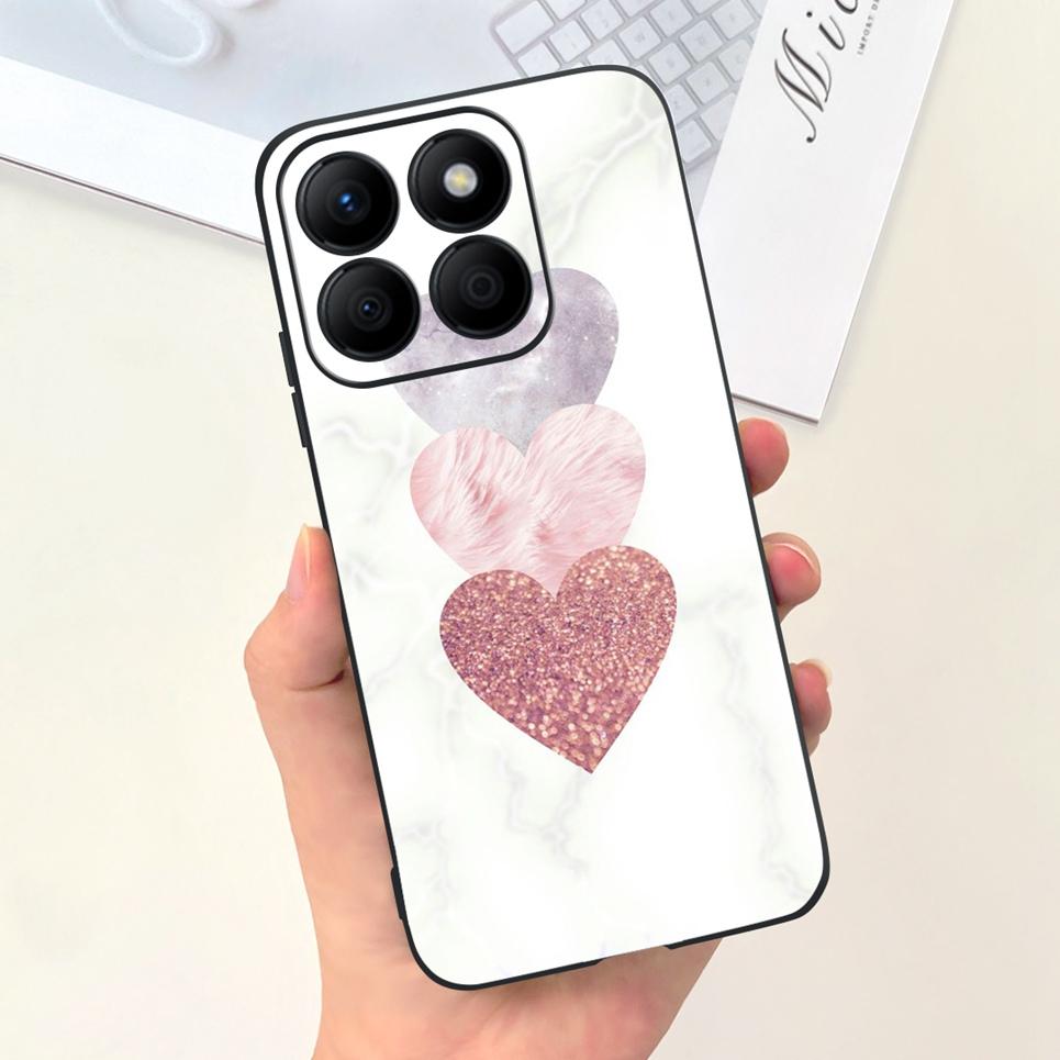 Women Fashion Girly Phone Case For Huawei Honor X9b Honor X8b Coque Funda Flower Pattern Soft Silicone Funda HonorX9b 5G Coques