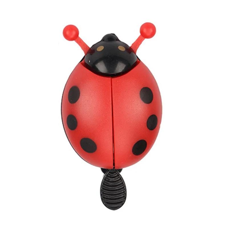 1PC Bicycle Small Bell Cartoon Beetle Ladybug Cycling Bells For Lovely Kids Bike Ride Mini Bell Alarm Bicycle Accessories