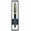 Personalized Pen - Draeger Paris - Pastel Chic - Black, Midnight Blue and Gold - Retractable Ballpoint