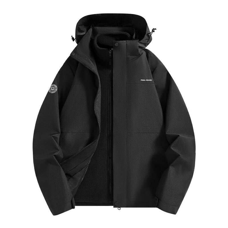 Paul Frank Unisex Outdoor 3-in-1 Windproof Detachable Liner Jacket