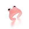 Anello in Resina a Forma di Rana Cartone Animato Bizzarro: Stile Carino e alla Moda per l'Indice o il Dito dell'Articolazione