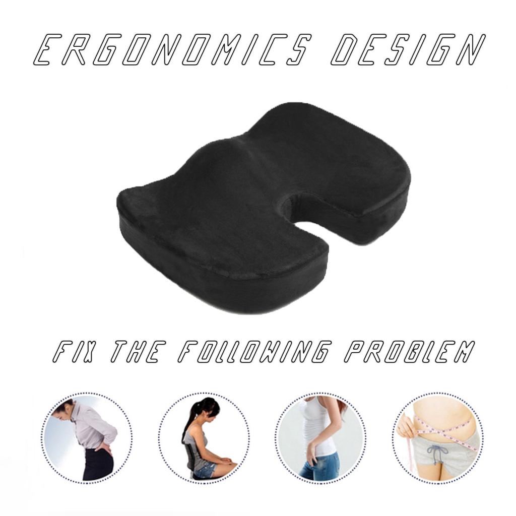 Memory Foam Kissen Steißbein Orthopädische Schmerzlinderung Bürostuhl Sitz U Kissen
