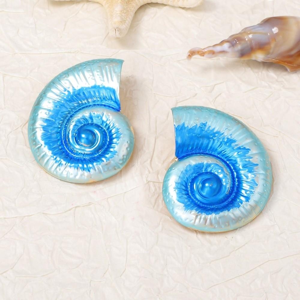 Chic Conch Shell Earrings Studs Hypoallergenic Sea Beach Earrings Ocean Style Ear Studs Holiday