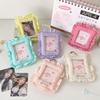 Soft Pillow Korean Photocard Holder with Keychain Photo Storage Pendant  School Stationery
