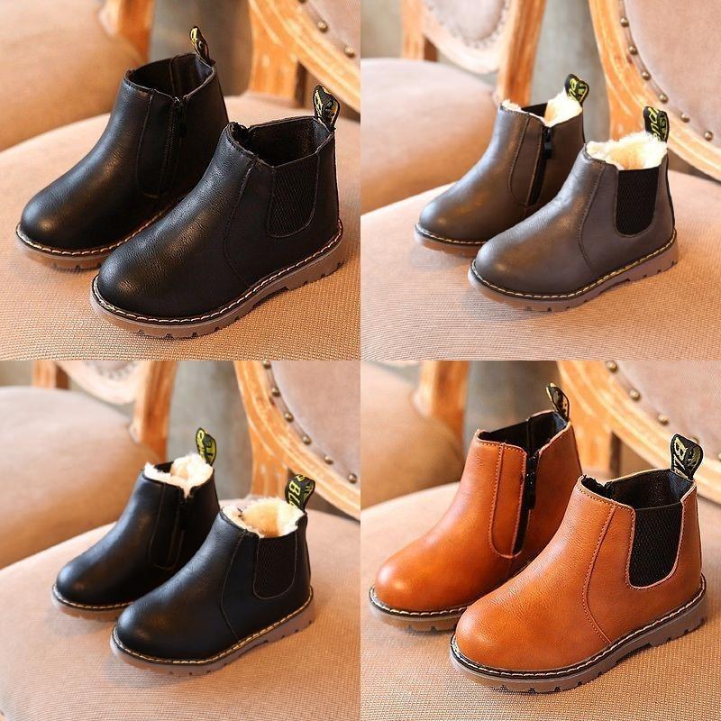 Stylish Winter Children Kids Boots Cozy Snow Baby Shoes For Toddler Boys Girls