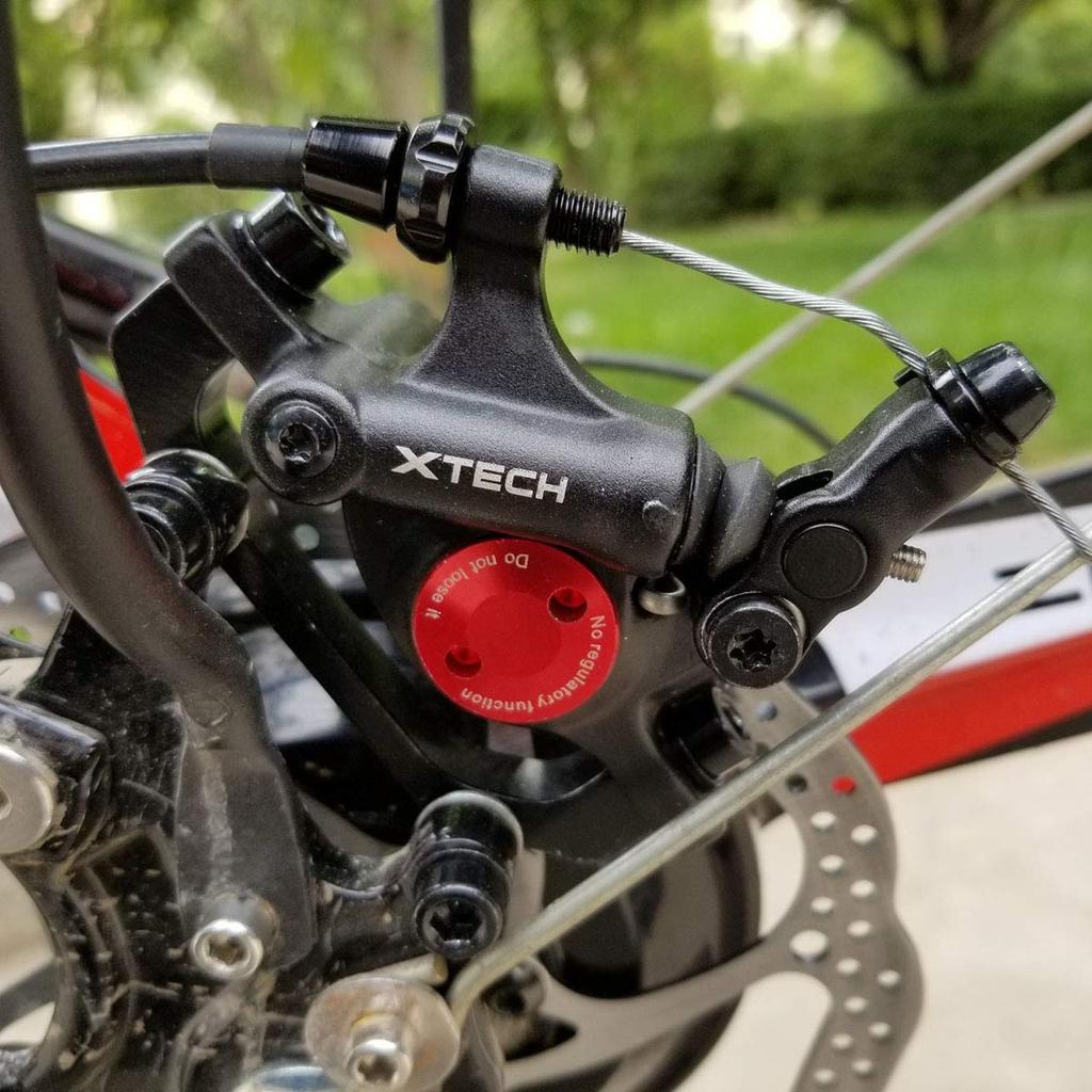 JPFASHIONING ZOOM HB-100 Mountain Bike Line Marking Hydraulic Disc Brake Set Hydraulic Disc Brake Tool Caliper Front/Rear
