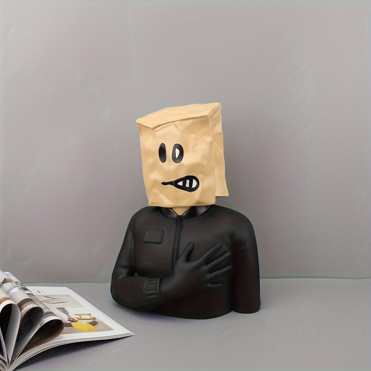 

Abstract Resin Figurine of a Masked Person, Suitable for Decoration in Living Rooms, Bedrooms, And Entryways in Model Homes. 1pc