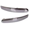 Fiat 500 2007- Front Bumper Chrome Trim Grille Left & Right Set