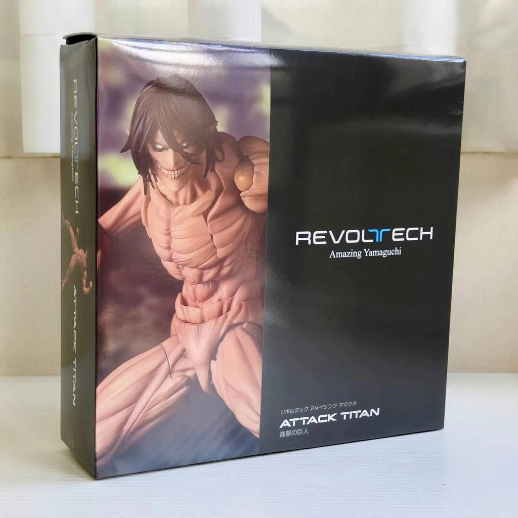 NEU Yamaguchi Kaiyodo Attack on Titan Gepanzerter Titan Revoltech Anime Actionfiguren Figur Ko Gelenk Bewegliches Modell Spielzeug Geschenke