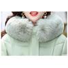 Winter Women's Mid Length  Parker Coat Thickened Warm Jacket Hooded Long Puffy Jacket Snow Warm Jacket