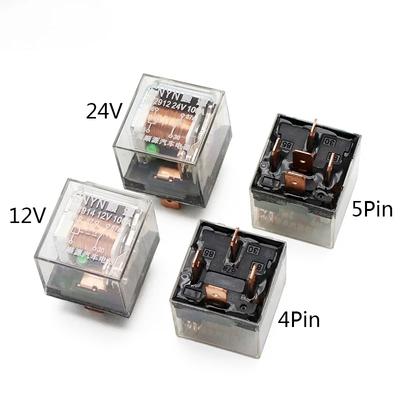 1pcs Waterproof Automotive Relay 12V 100A 5Pin SPDT Car Control Device Car Relays DC 24V High Capacity Switching