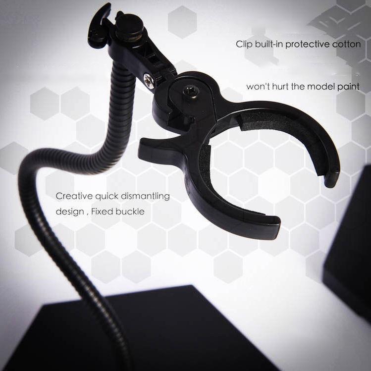 1/2 Pcs Action Figure Display Stands Adjustable Action Figure Display Holder Base Sturdy Base Clear Doll Model Support Stand