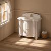 Dollhouse Basin with Cabinet Wooden for Diorama Hobbyists