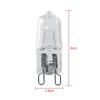 G9 40 Watt, 10 Pezzi G9 Base Lampadina Alogena Lampadina a Sostituzione Casa Bianco Caldo Luminoso Lampadina Alogena Halogene 120V 40W Illuminazione